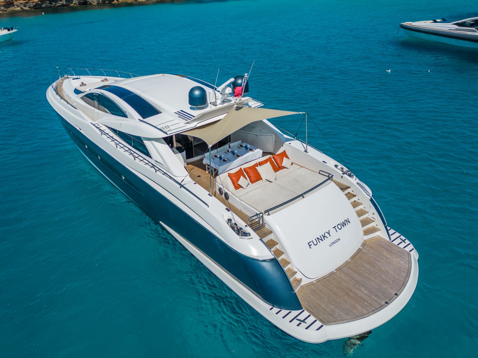 Funky Town yacht charter Ibiza